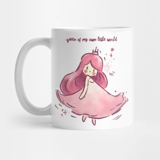 Queen of my own world (transparent background option) Mug